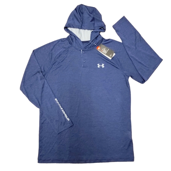 Under Armour Other - NWT Under Armour Men’s Blue Hoodie Sz M